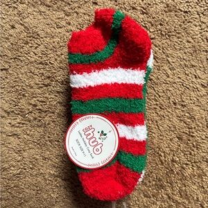 Cozy Christmas Striped Socks
